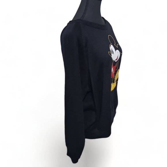 Disney Womens Mickey Mouse Jerry Leigh Black Sweatshirt Sweater Size X… - Picture 4 of 12